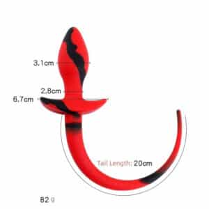 Plug Anal com Rabinho – Gecko