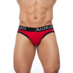 Jockstrap Antrato Slip Vermelho / Preto