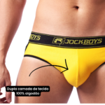 Jockstrap Slip Jock Boys Amarela