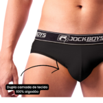 Jockstrap Slip Jock Boys Preta