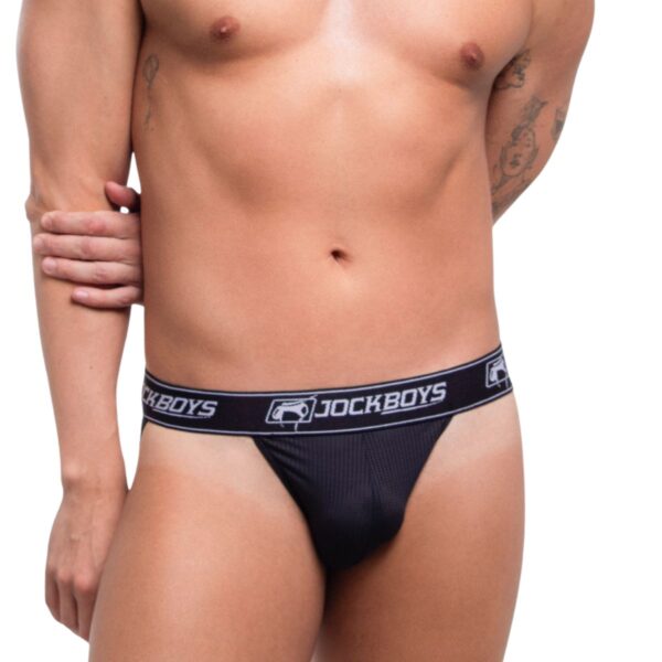 Jockstrap Dry Fit de Poliamida Preta